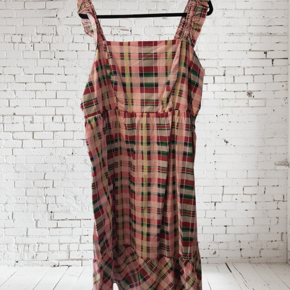 Torrid Plaid Sleeveless Dress Size 2 - Picture 1 of 9